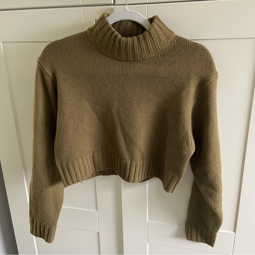 Aritzia Wilfred Free 100% merino wool Harper turtleneck sweater